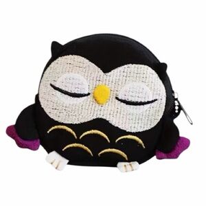 Cute Fabric Owl Coin Purse New